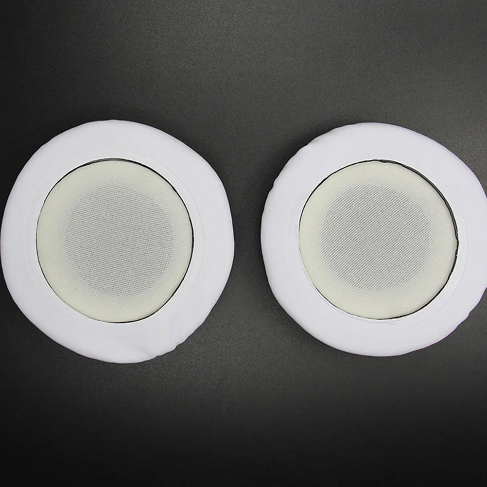 

1 Pair Round Headphone Pads Replacement Comfortable Ear Cushions Noise Isolating Universal Headset Covers Practical Ear