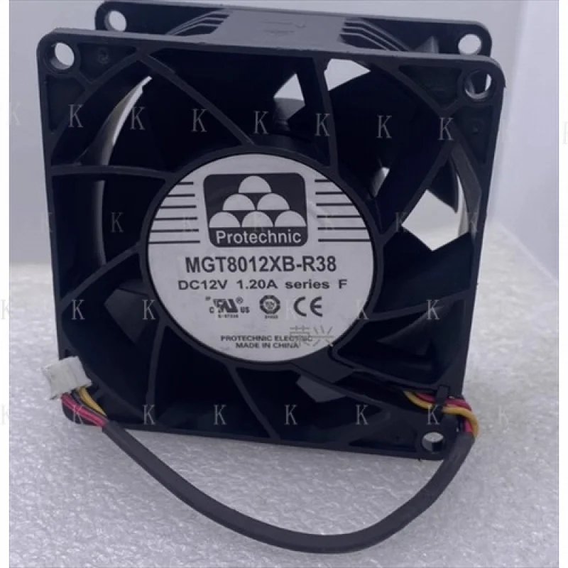 C   FOR  Protechnic MGT8012XB-R38 DC12V 1.20A 3-Pin Inverter Cooling Fan