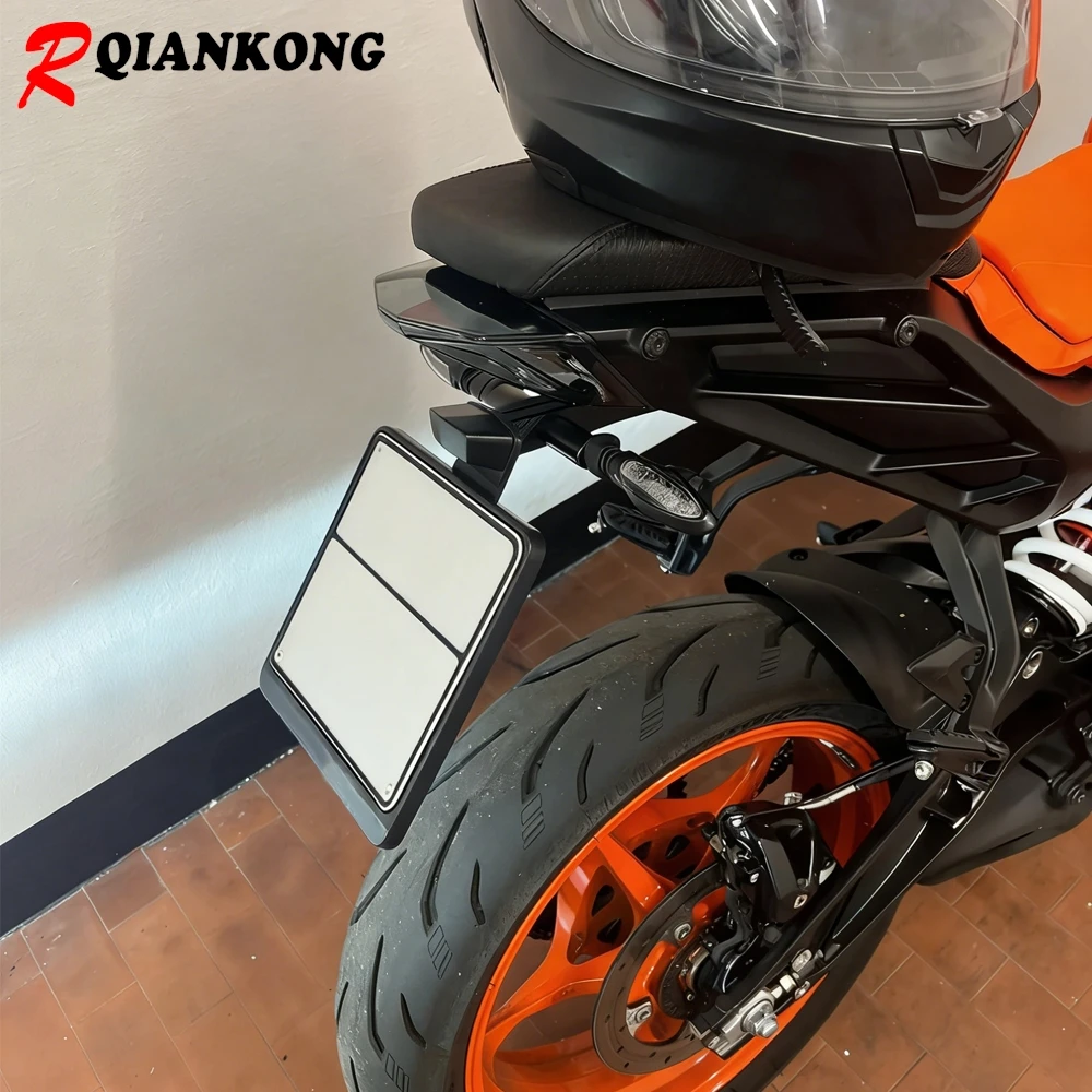 

Motorcycle Rear License Plate Holder Bracket Tail Tidy Fender Eliminator For 125 250 390 DUKE 125Duke 250Duke 390Duke 2017-2023