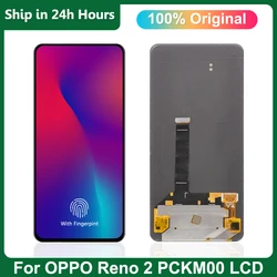 100% new DISPL For Oppo Reno2 LCD Display with Fingerprint Touch Screen Digitizer Assembly Replacement For Reno 2 PCKM70, PCKT00