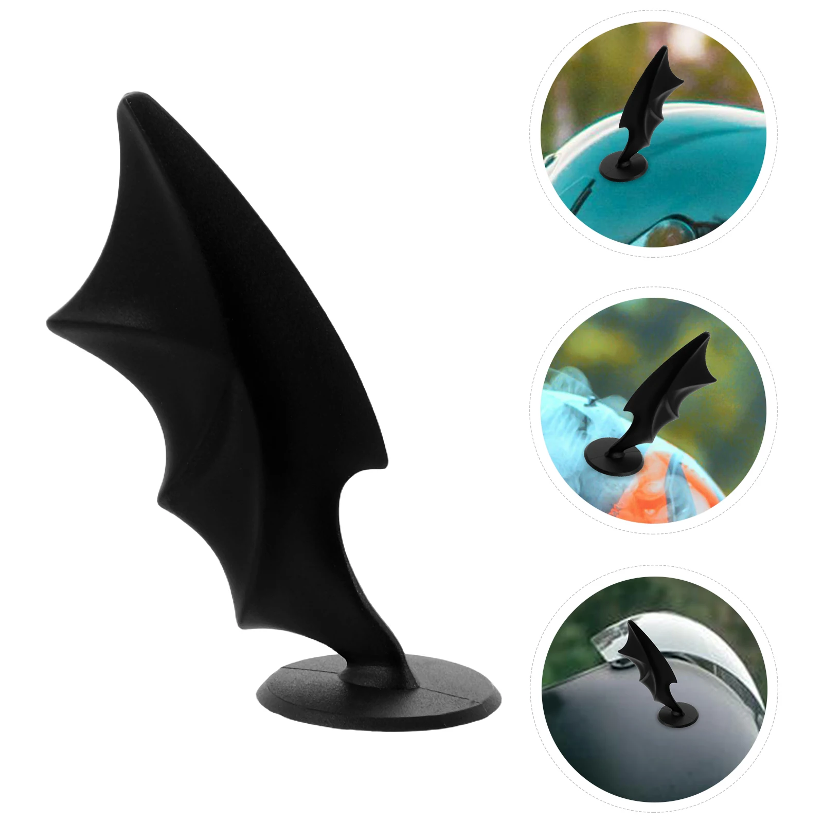 

1 Pair Bat Wings For Electric Scooter Suction Cup Motorcycle Decoration Durable Waterproof Universal Fit Novelty
