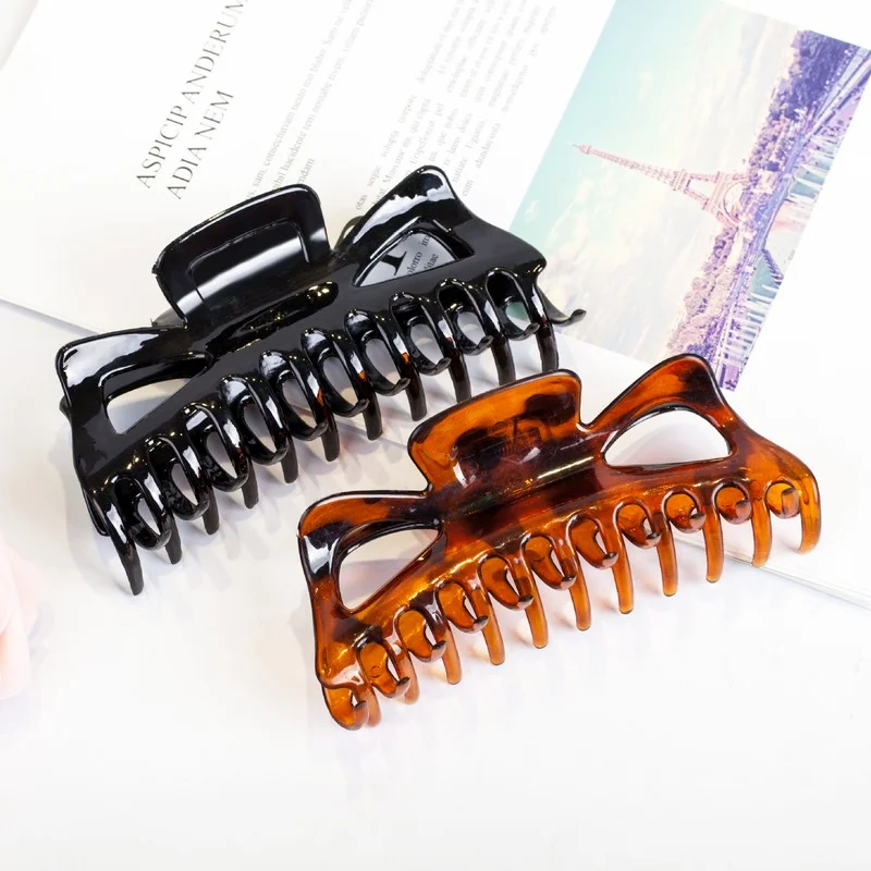 Hot Quality Thick Hair Clip for Women and Girls Fashion Large 13.5CM Hair Claws Hair Accessoriesl Big Hair Claw