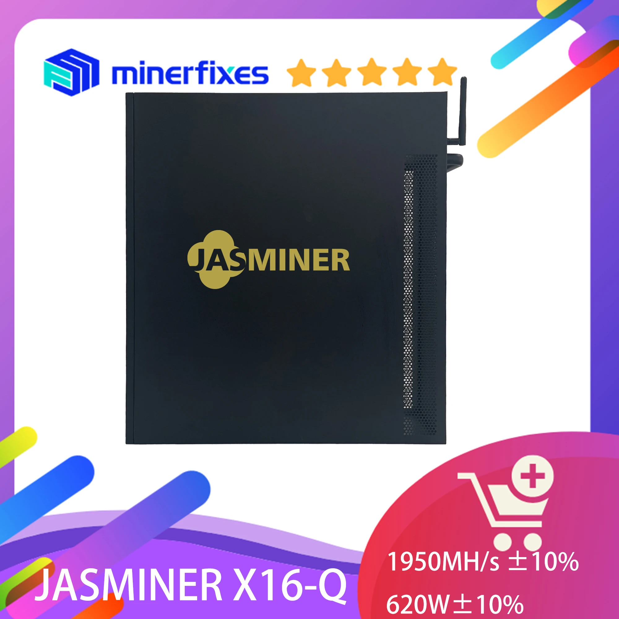 JASMINER X16-Q 1950M ÉWer₂ ghput Silencer Server Asic miner ETC ZCanon Miner