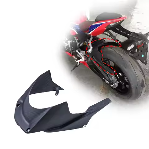 For Honda CBR 1000 RR-R CBR1000RR-R 3K Carbon Fiber Motorcycle Modified Rear Hugger Rear Fender with Chain Guard Cover 2021 2022