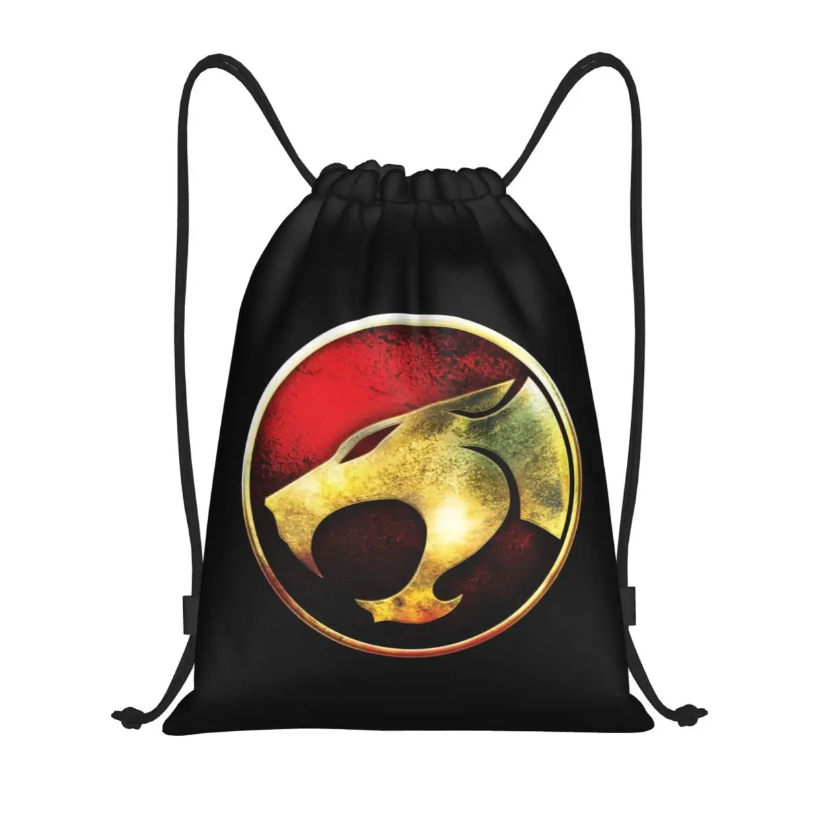 Custom Thundercats Drawstring Bag for Training Yoga Backpacks Women Men HiMan Cheetara Sports Gym Sackpack