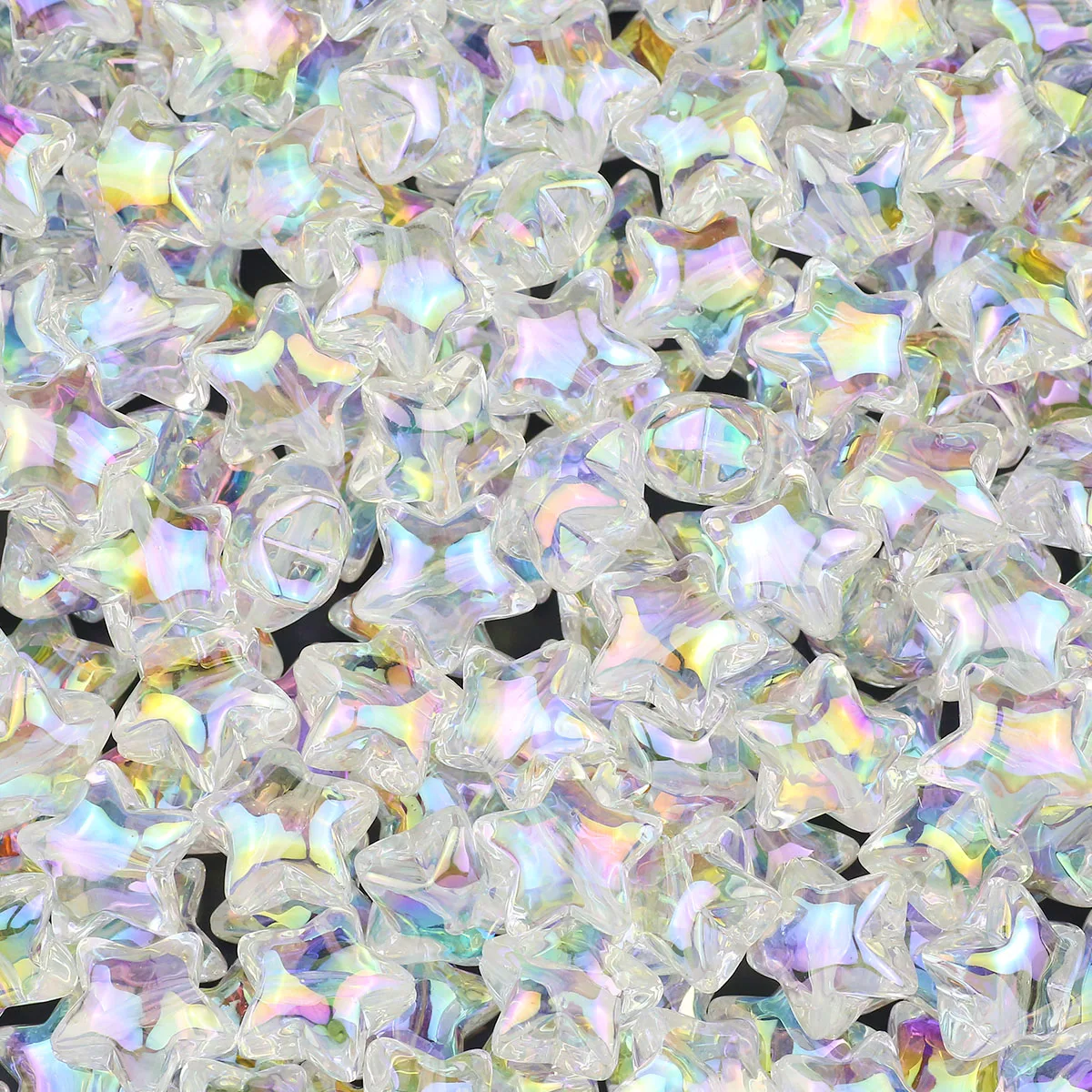 17x20MM 9-48 stücke Transparent UV Acryl Herz Form Perlen Spacer Lose Für DIY Schmuck Machen Zubehör armbänder Halsketten