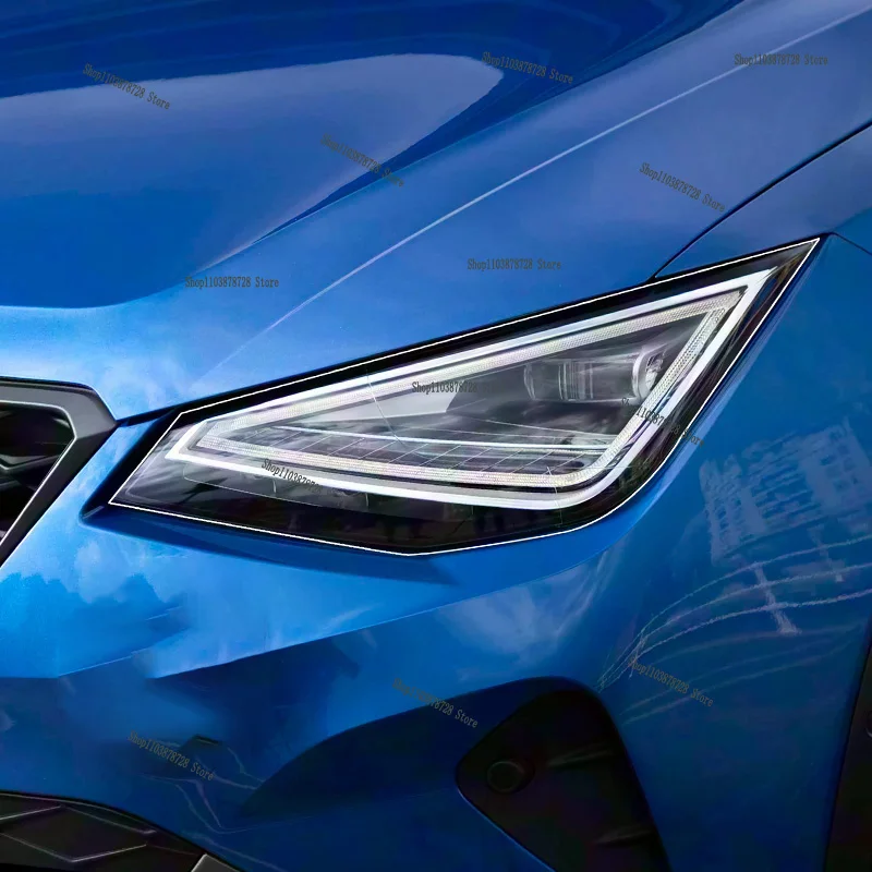 لمقعد Lbiza 2018-2025 بولي يوريثان المصابيح الأمامية الخارجية للسيارة المضادة للخدش طبقة رقيقة واقية المصابيح الأمامية إصلاح ملصق اكسسوارات Refi