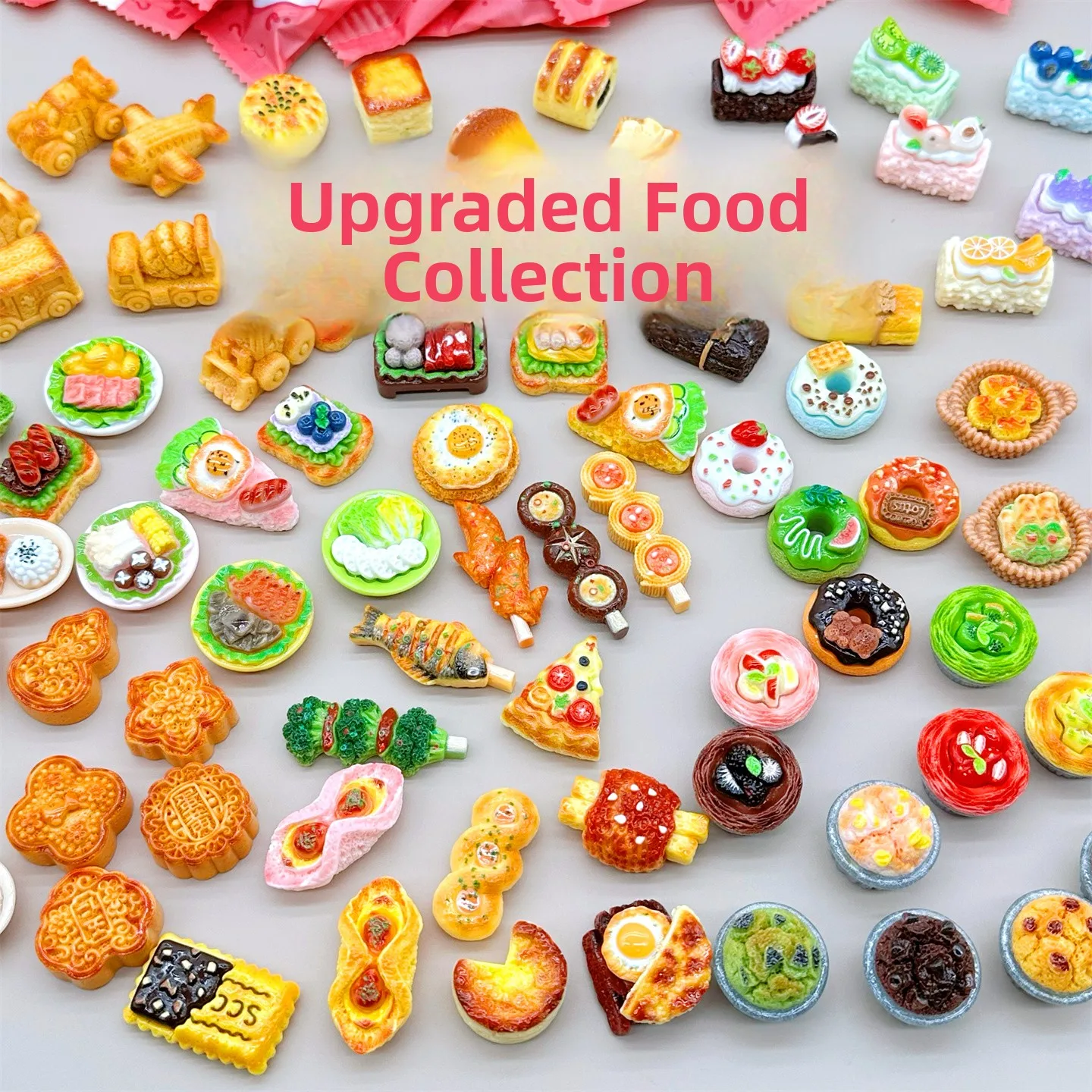 

Креативные фигурки из смолы в слепых пакетах, подарок для детей, декор для кукольного домика, игрушка для ролевых игр, реалистичная имитация