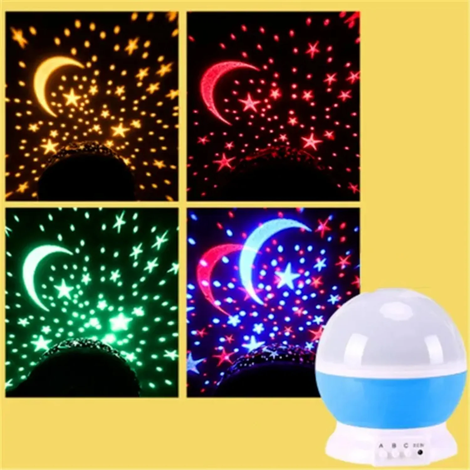 Starry Projector Night Light Rotating Sky  Lamp  Lamps  Bedroom DecorationStarlight Christmas Lights   Gift