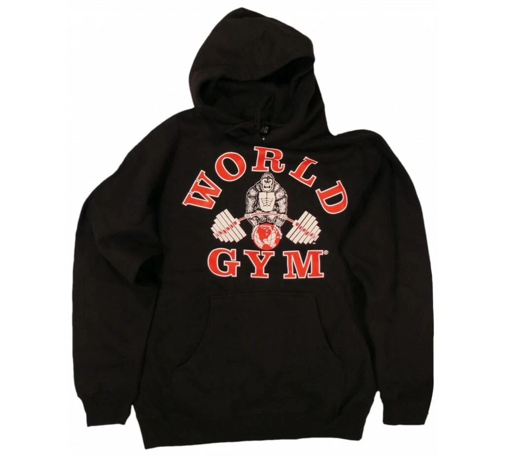Hot W800 World Gym Sweatshirt Gorilla Logo Graphic Printing High-end Luxury Unisex Style Both of Men and Womenen