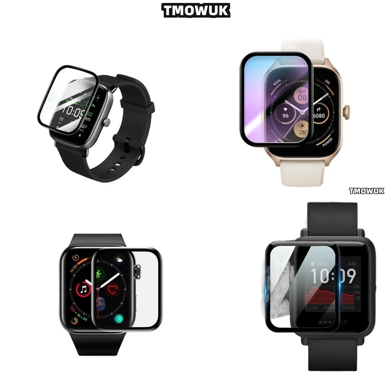 

Full Edge 3D Curved Soft Protective Film For Amazfit BIP 3 5 6 U Pro Active Unity GTS 2E 2 3 4 MINI Screen