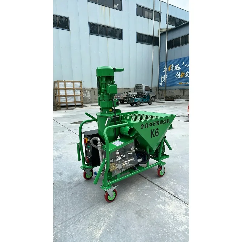 Factory Supply 220V/380V Cement Gypsum Plaster Sprayer Rendering Spraying Machine Automatic Plastering Machine North America