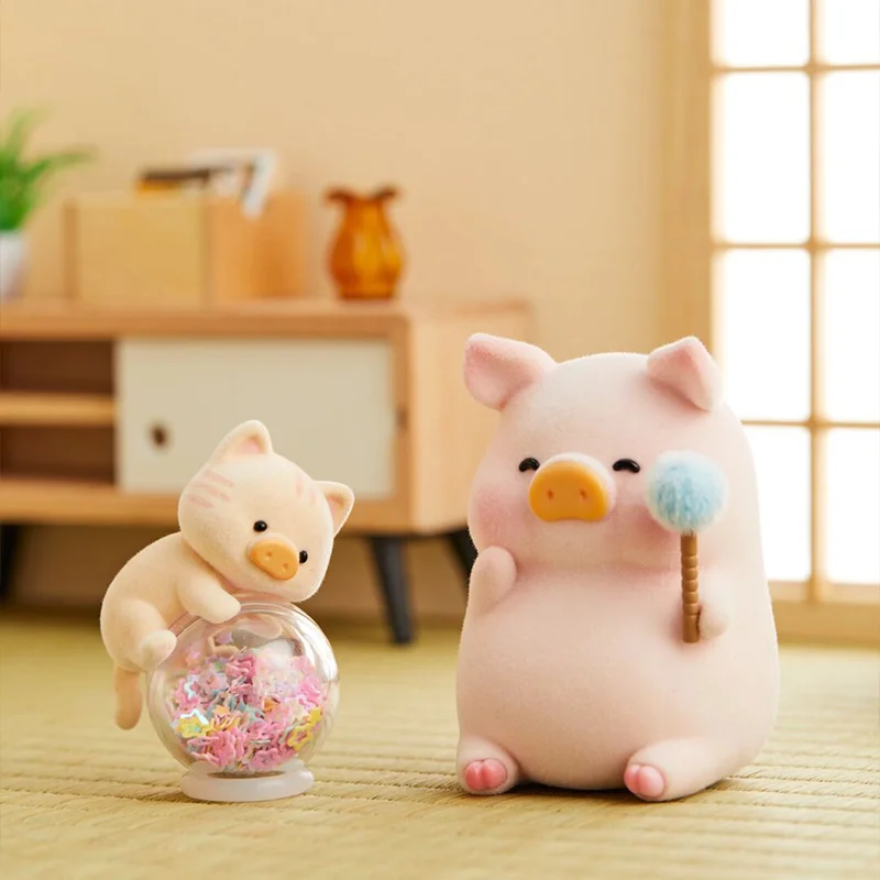 Original LuLu The Piggy Caturday Classic Series 3 Cute LULU Pig Figures Action Figure Toys Collectible Dolls Kids Girls Gifts