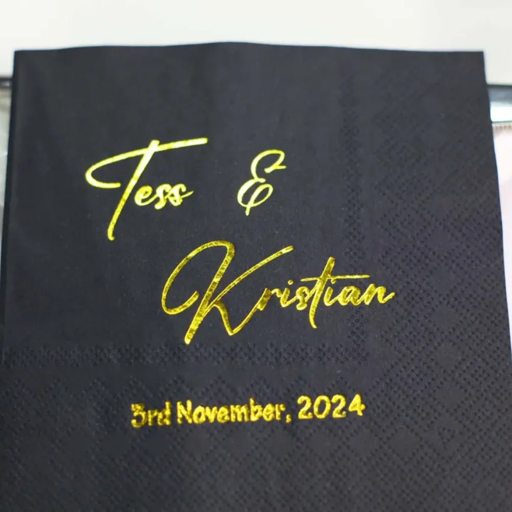 

Свадебные салфетки из фольги с изображением кошек на заказ, коктейльные салфетки из фольги розового золота для домашних животных, салфетки для душа с кошками, коктейльные салфетки для вечеринок для собак