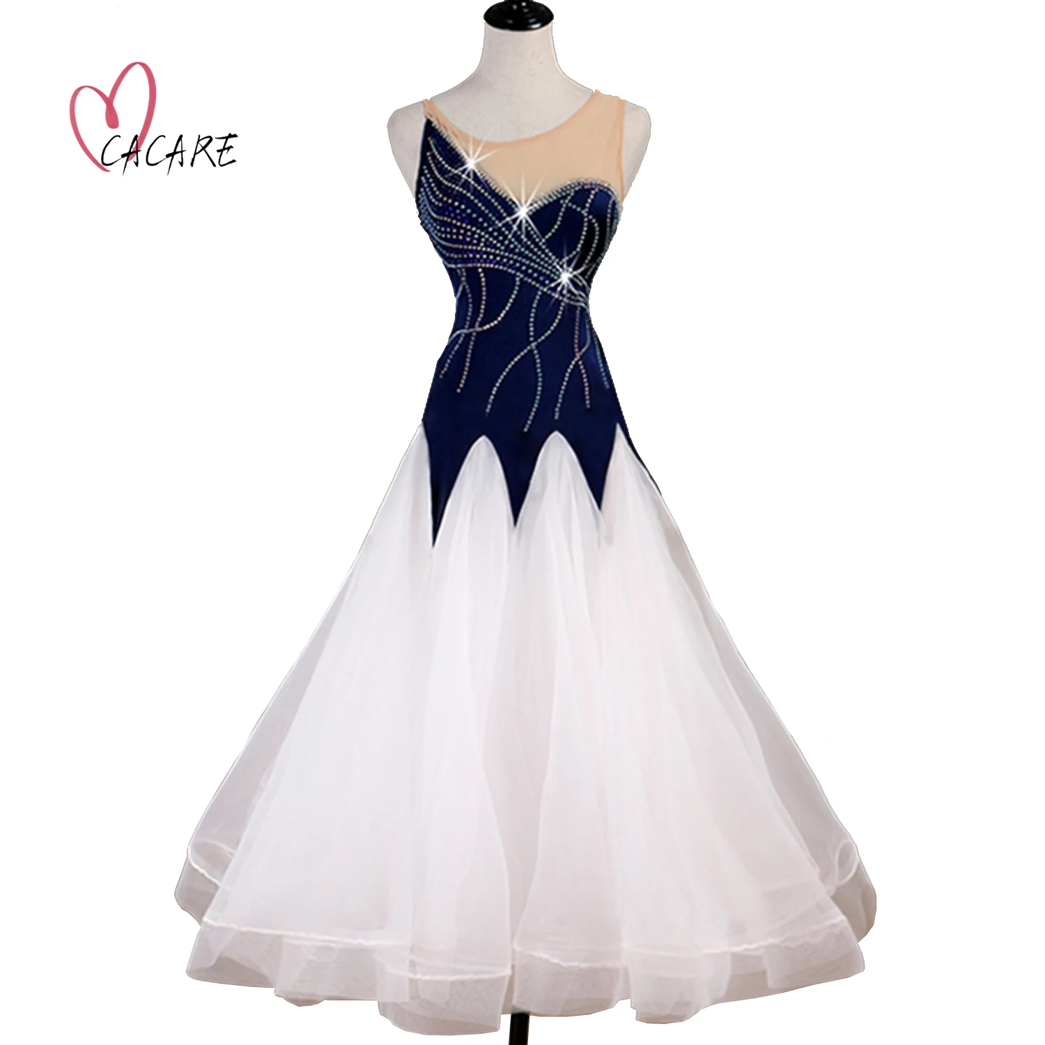 

Ballroom Waltz Dress Dance Competition Dresses Standard Dancing Wear Stage Costume Outfit Women's Dress Clothes D1021 Customize