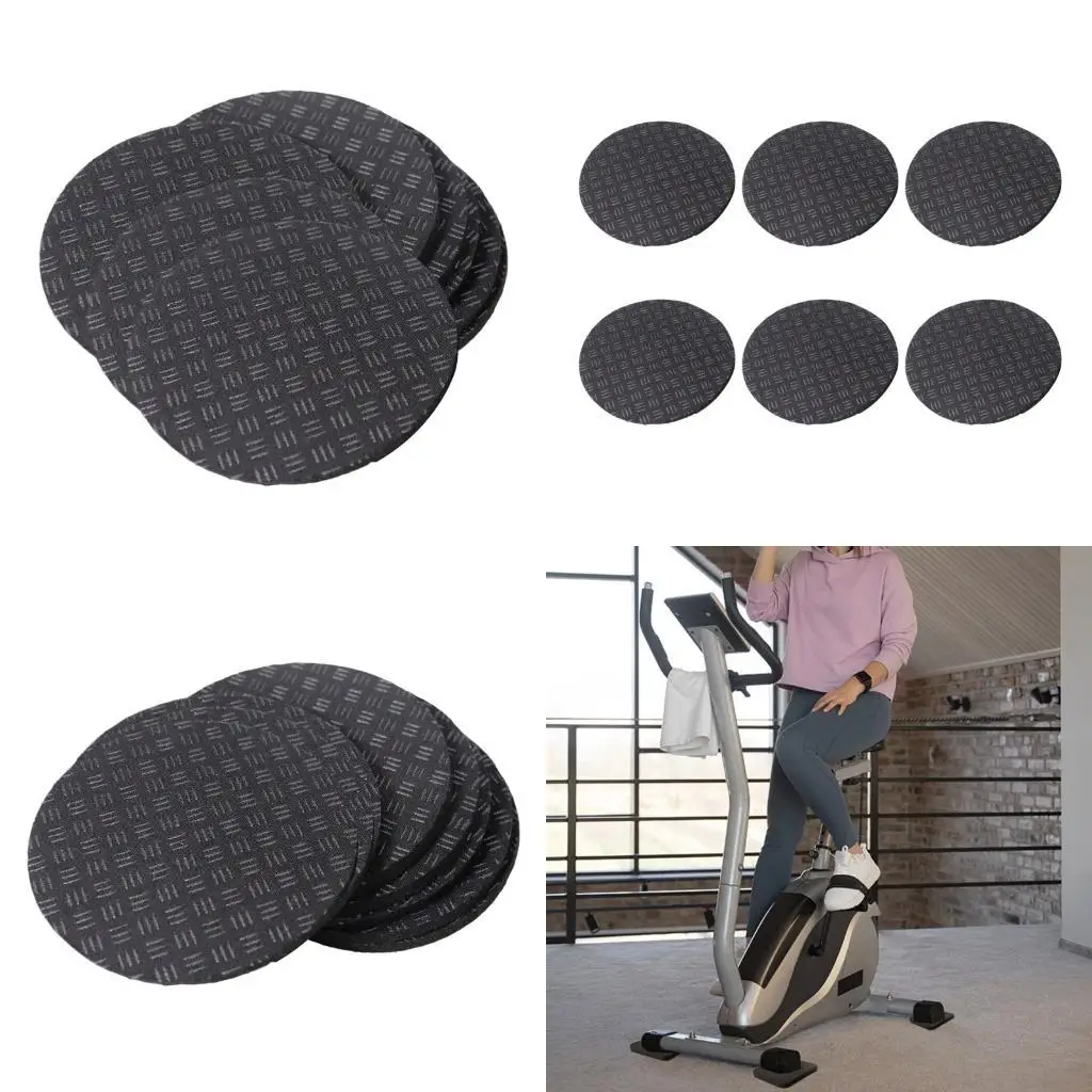 Silicones Treadmill Mats Double Sided Grip for Vibrations Dampening and Noise Reduction Gym Equipment Floor Protectors