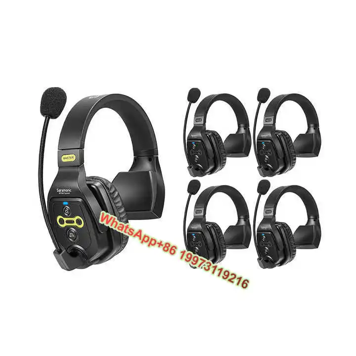 

Saramonic Witalk WT5S Full-Duplex Walkie Talkie Headset System for Shooting TV Film Production Teamwork