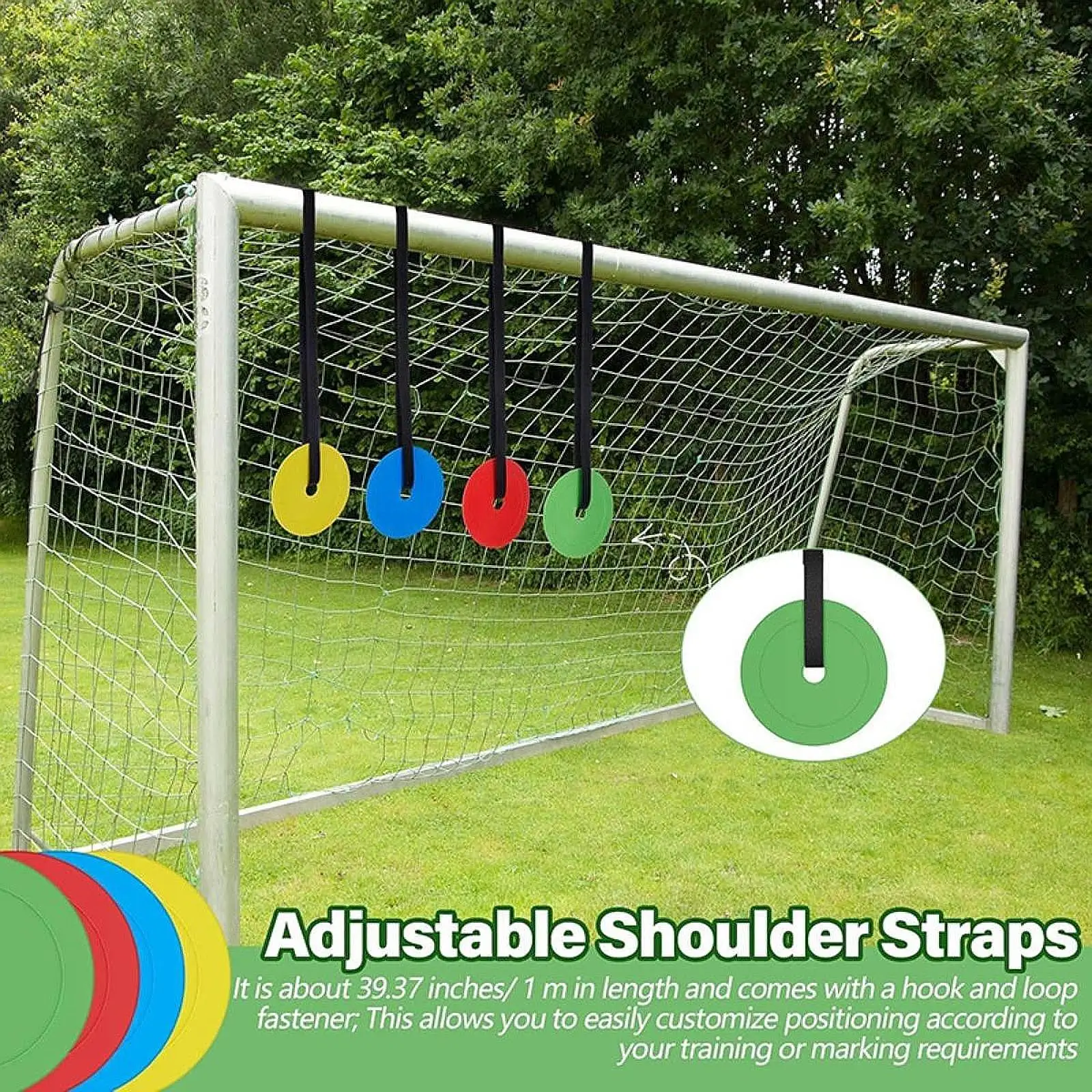 

4 шт. футбольные ворота мишень футбольное тренировочное пособие для хоккейного лакросса