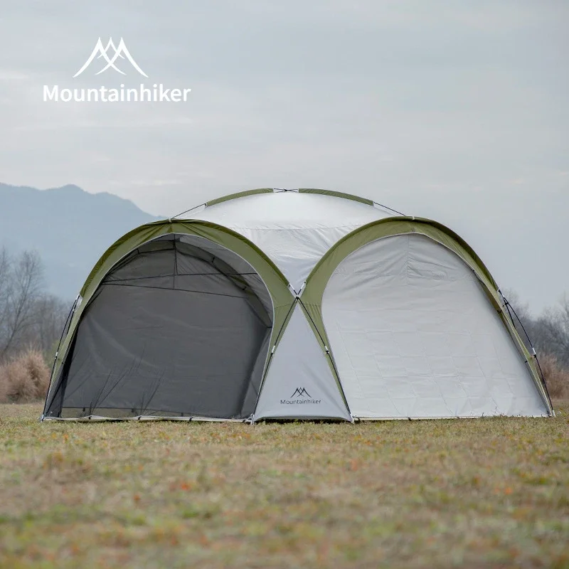 

Mounthiker Outdoor Camping 8-10Person Dome Tent Moonlight White Large Sun Protection Pergola Tent Picnic Hiking Awning Canopy