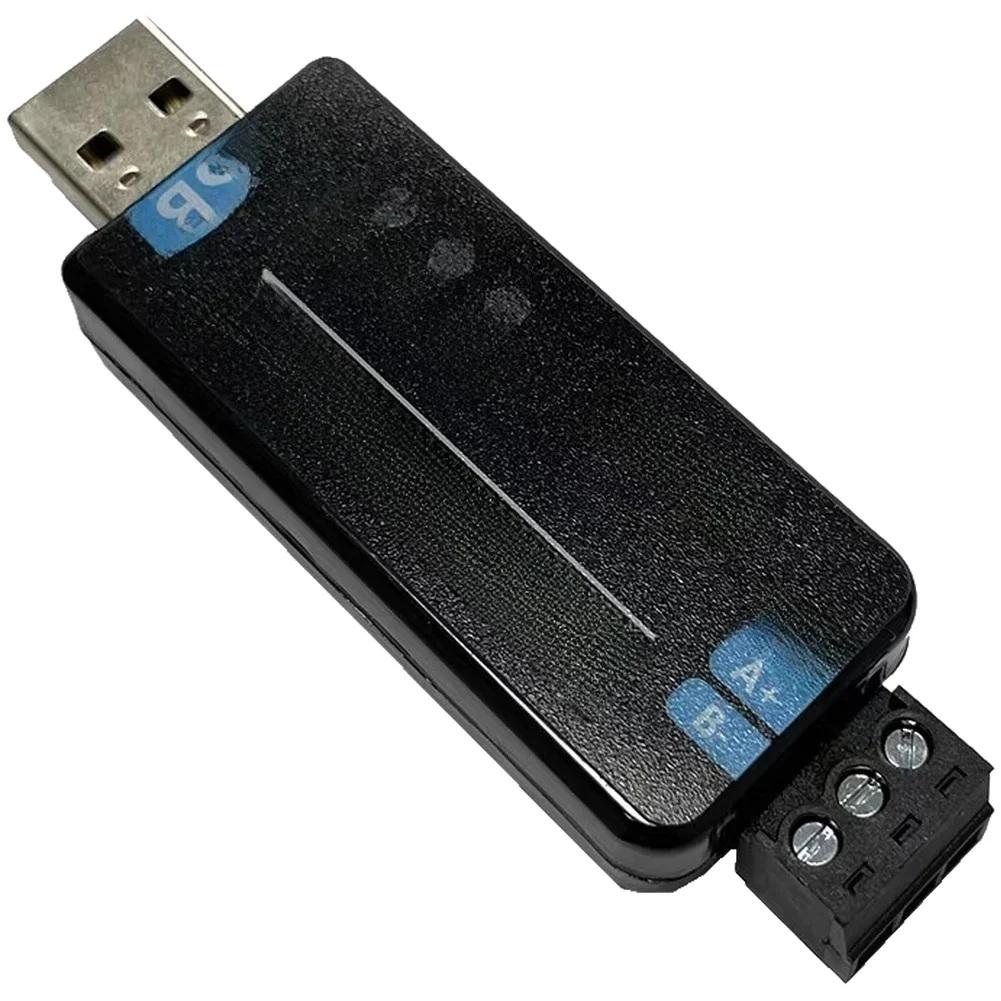 Industrial USB to RS485 RS232 Converter with 5V USB Power Input Terminal Block Connections and Overvoltage Protection
