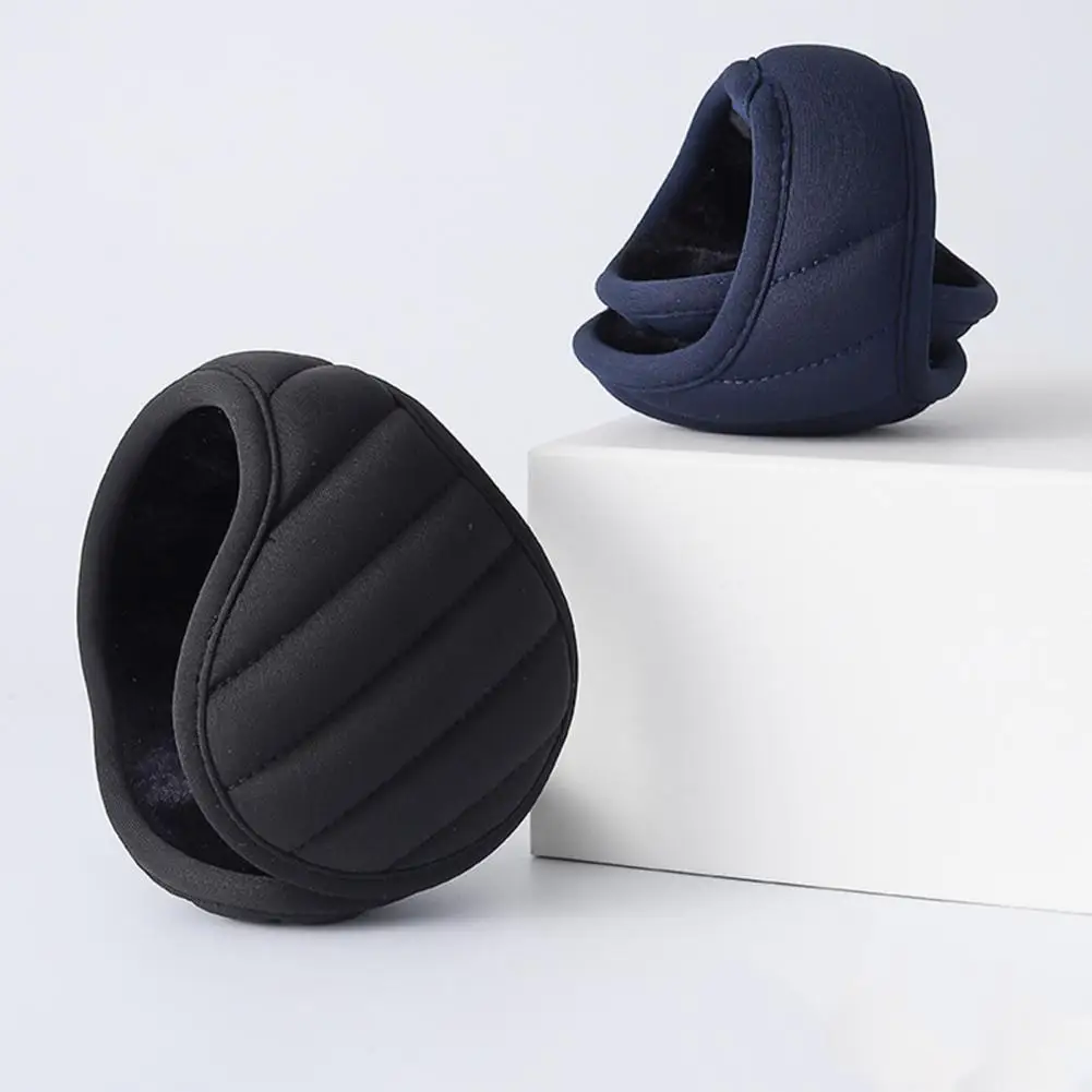 Cozy Earflap Earmuffs Foldable Winter Ear Muffs for Men Women Soft Faux Rabbit Fur Ear Warmers Windproof Thick Lining Weather