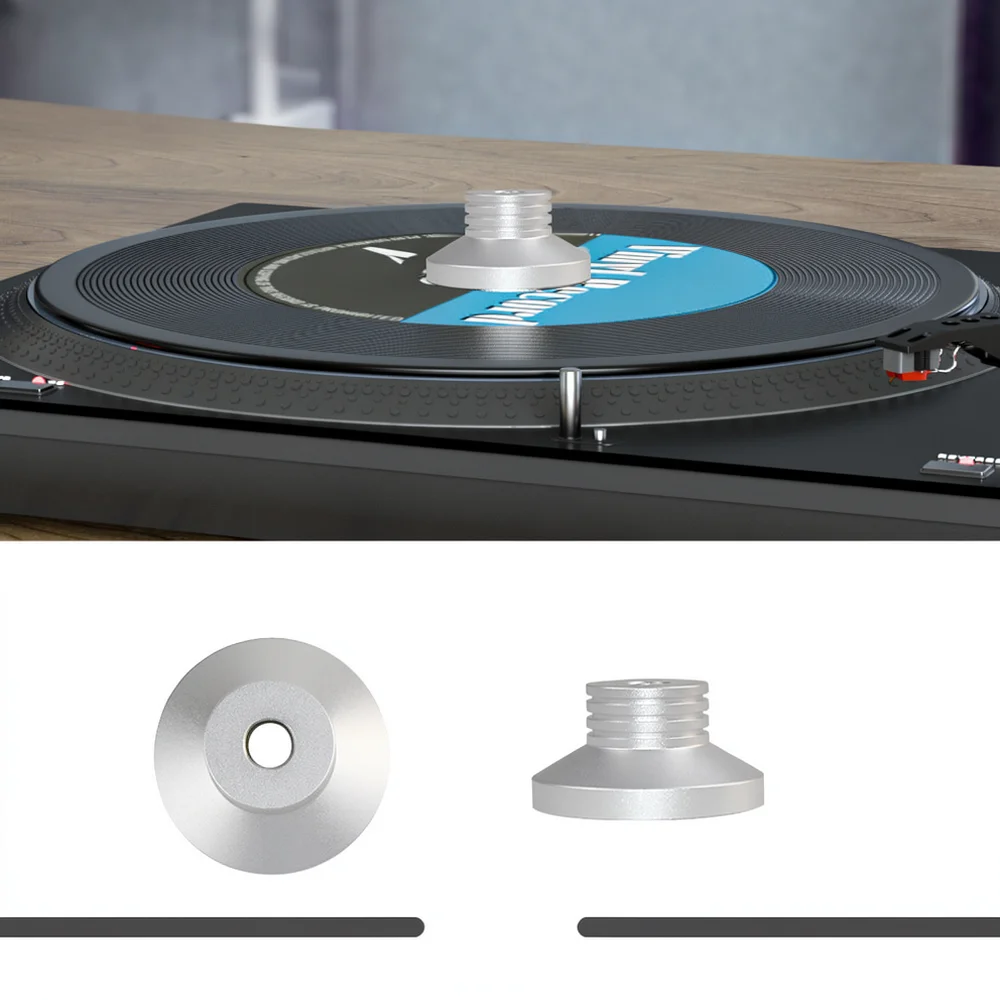 Metal Record Adapter For 7 Inch Vinyl 45 RPM Turntable Stabilizer For Lingzhen Player Accessory Durable Lightweight Part