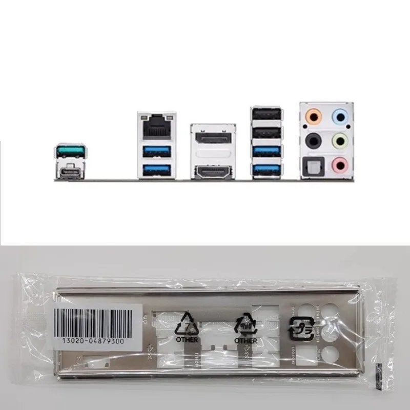 המקורי i/o מגן אחורי לוחית עבור אסוס B550-PLUS ראש צלחת בחזרה באפל ריק ביזל