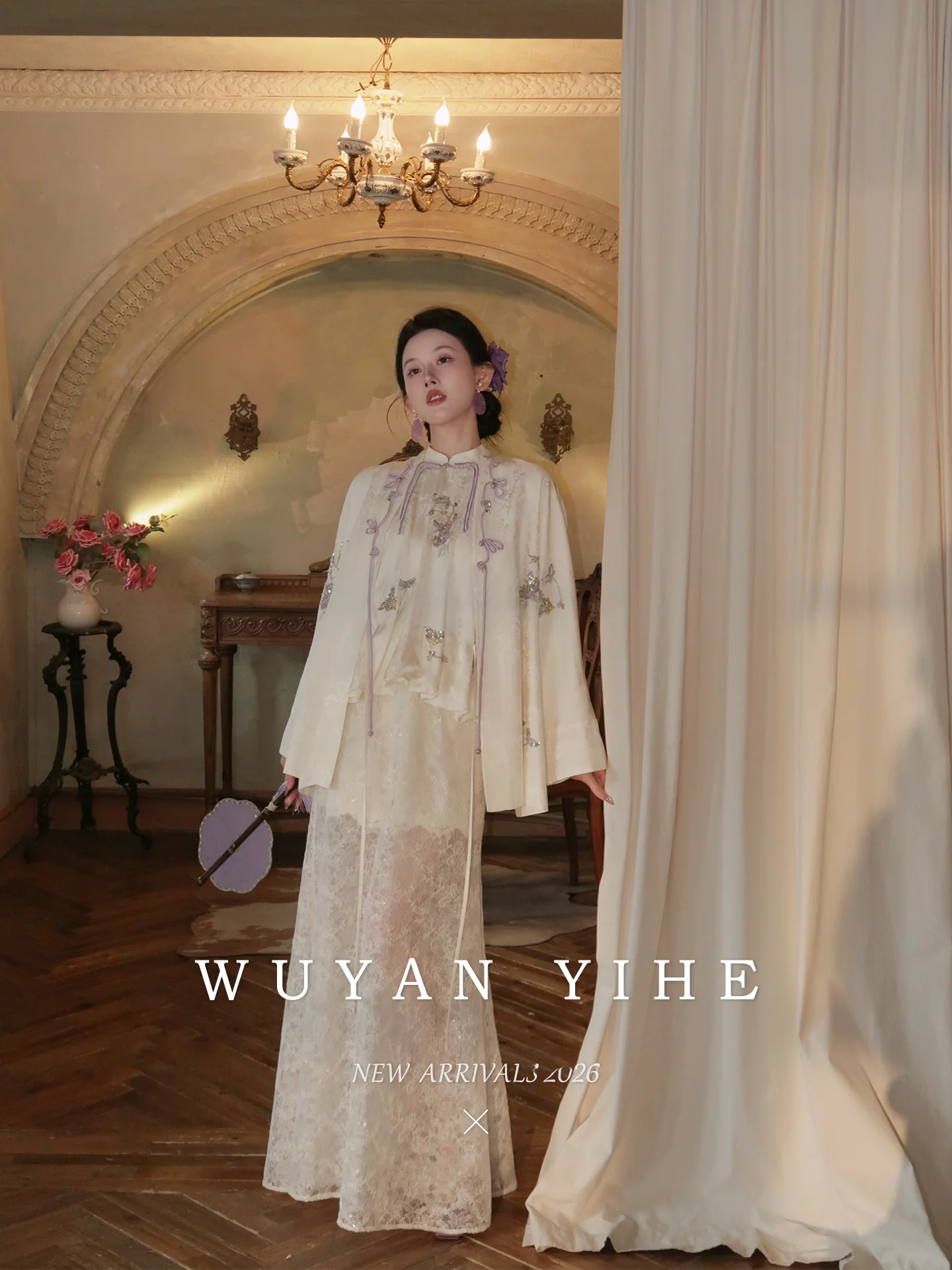 

Original New Chinese Style Silk Embroidered Jacket Vest Skirt Shorts Set Floral Pattern Long Sleeve Casual Wear for Women