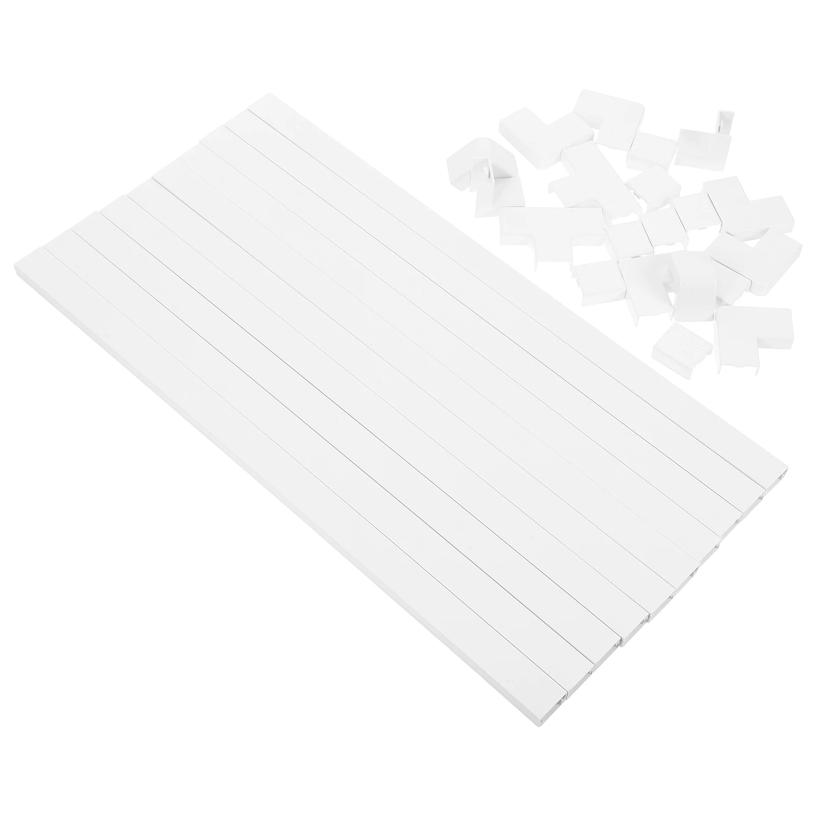 

Flame Retardant Trunking Conceal Cords Wall Cable Hider Strips No Punching Cover Concealers Pvc Covers for Mounted Power
