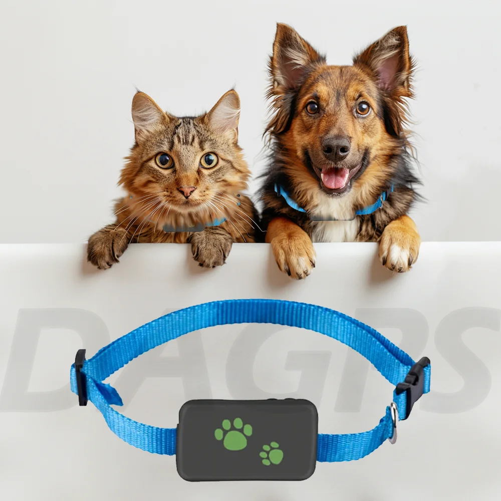 

DAGPS трекер для домашних животных, водонепроницаемые ошейники для отслеживания движения, ошейники для кошек, собак, коровы, овцы, анти-потерянный трекер, срок службы батареи 30 часов