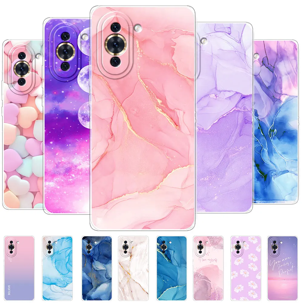 For Huawei Nova 10 Case Nova 10 SE Clear Soft Silicone TPU Phone Cover For Huawei Nova 10 Pro Cases Coque Nova 10 Bumper Fundas