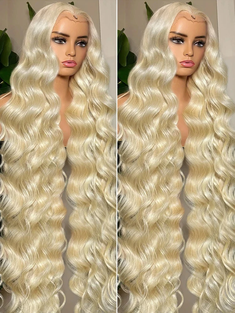 613 Honey Blonde Body Wave Lace Front Wig 13x6 HD Transparent Lace Frontal Wigs Brazilian 13x4 Colored Human Hair Wigs For Women