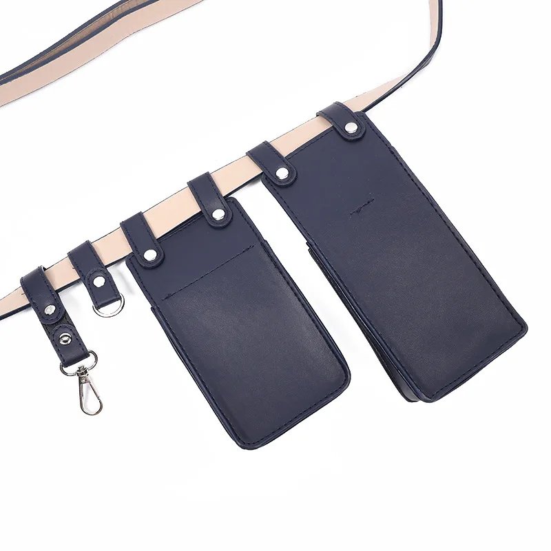 Zwei Stück Lokomotive Paket Neue Telefon Taschen Weibliche Umhängetasche Modische PU Gürtel Taille Tasche Trendy Umhängetasche – Detail 23