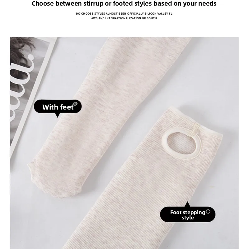 

ay Ребристые облегающие леггинсы на подкладке Fce, женские длинные брюки с высокой талией, термостойкие хлопковые колготки, осень-зима, новинка A...