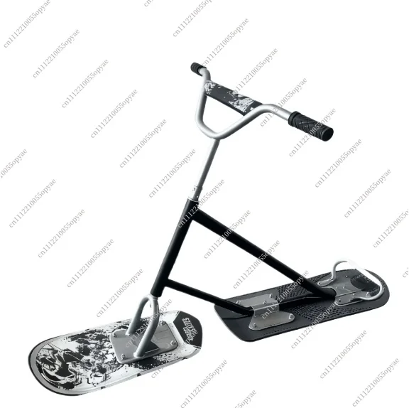 

Adult Snow Scooter All Terrain Ski Board Winter Outdoor Sports Snow Sled Single Board Snowmobile for Snowfield