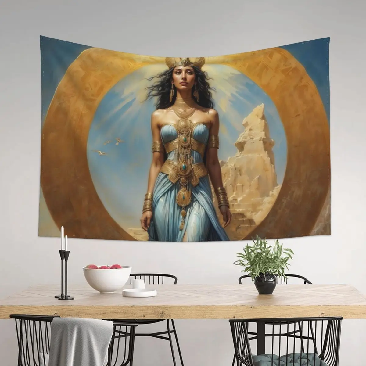 

Goddess Isis Tapestry Bedroom Decor Aesthetic Wall Decorations Decoration For Home Tapestry