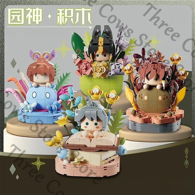 

Аниме-фигурки Genshin Impact: Кокоми, Аль-Хайтам, Тигнари, Чжун Ли. Набор для сборки, подарок.