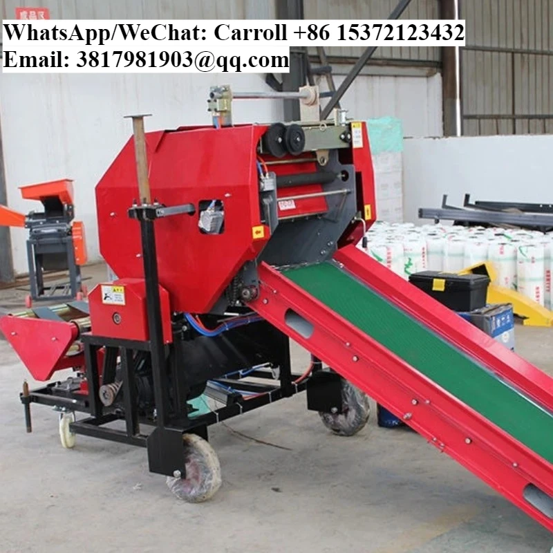 

Mini Farm Use Corn Silage Packing Machine Square Hay Baler Wrapper Machine Silage Hay Round Baler