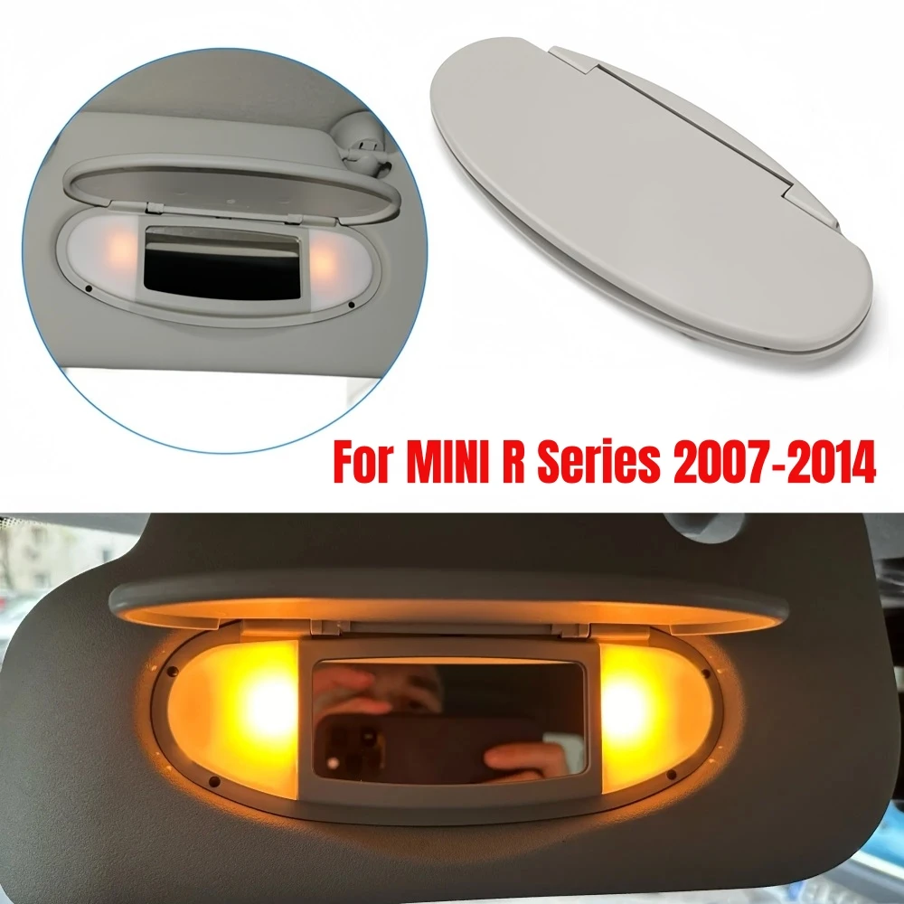 

Car Sun Visor Sunshade Panel Housing Vanity Mirror Cover for MINI Cooper S One D JCW R55 R56 R57 R59 R60 Interior Accessories