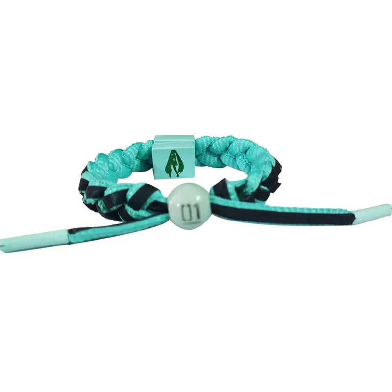 

3 styles Anime Hatsune Miku kawaii figure Reflection Adjustable Handmade Bracelet Woven hand rope model toys Gifts