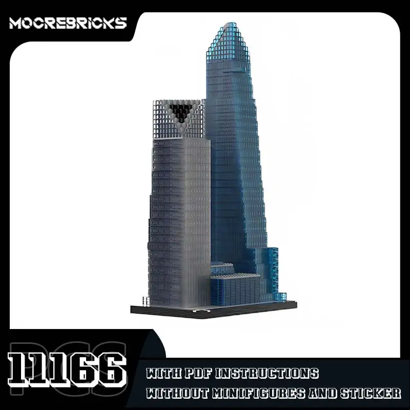 Heißer Verkauf 10 und 30 Hudson Yards Modell Ziegel Stadt Wolken kratzer Architektur Bausteine High-Tech-Ziegel Kinder Weihnachts geschenk