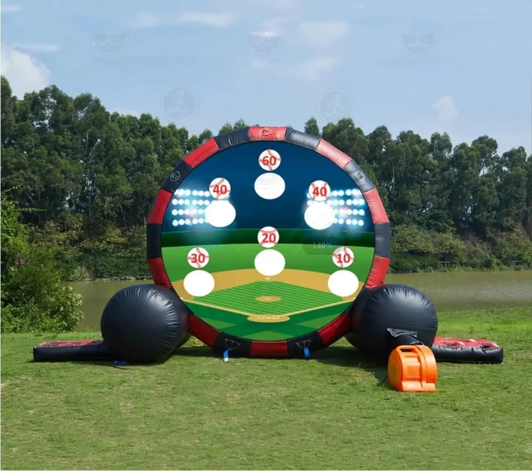 Commercial Carnival Inflatable Ball Throwing Game 4 In One