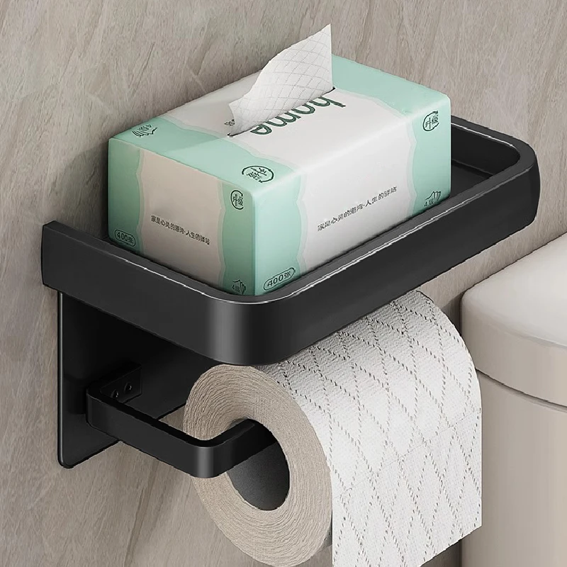 Toilet Paper Holder Tissue Rack Bathroom Tissue Holder for Bathroom Storage Shelf Bathroom Accessories