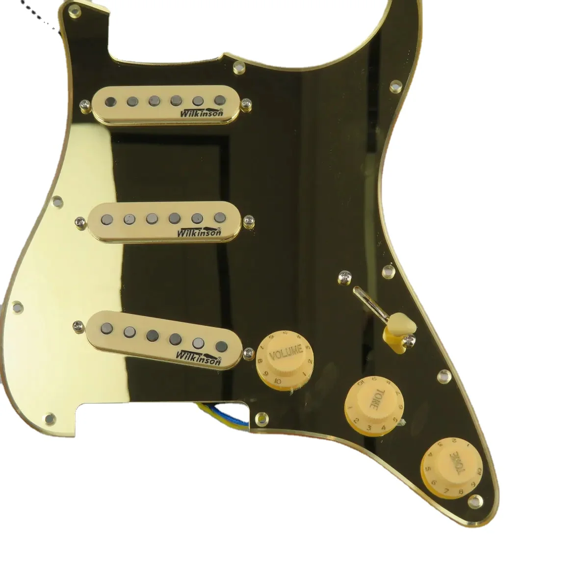 Ainico 5 Pickups Guitar Pickups SSS Single coil Guitar Pickups loaded Prewired Pickguard Guitar Parts Replace