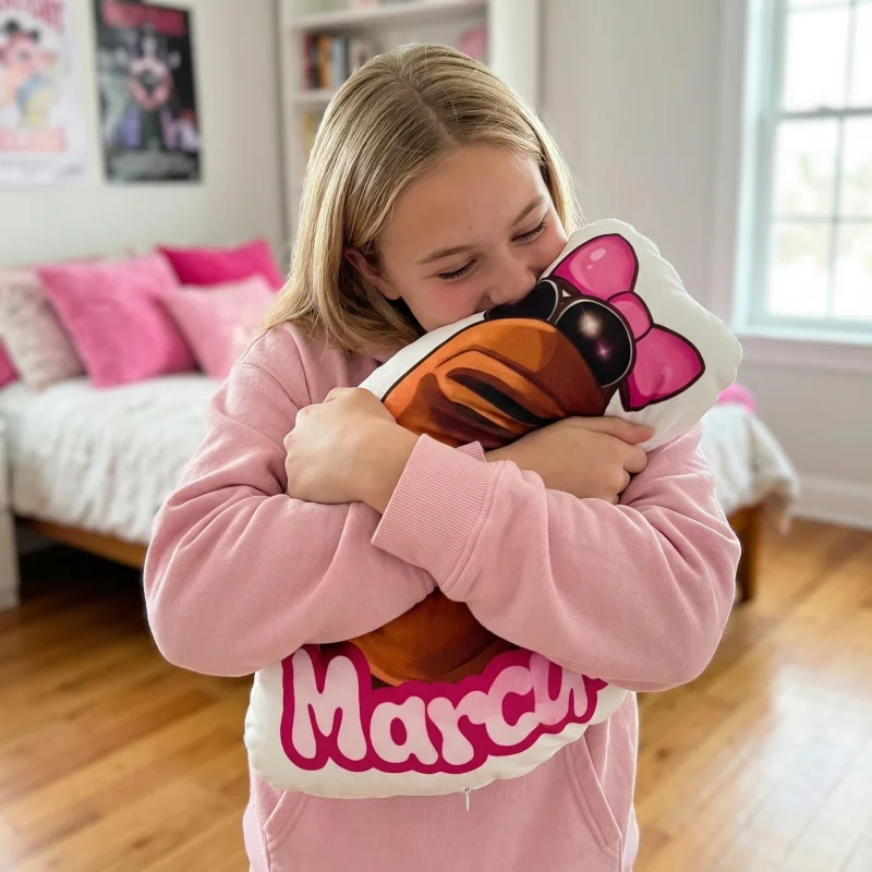 Gaslight Gatekeep Girlboss Marcus the Worm Funny Meme Pillow Hello Robert Shaped Pillow Stuffed Animal Throw Pillow Cushion