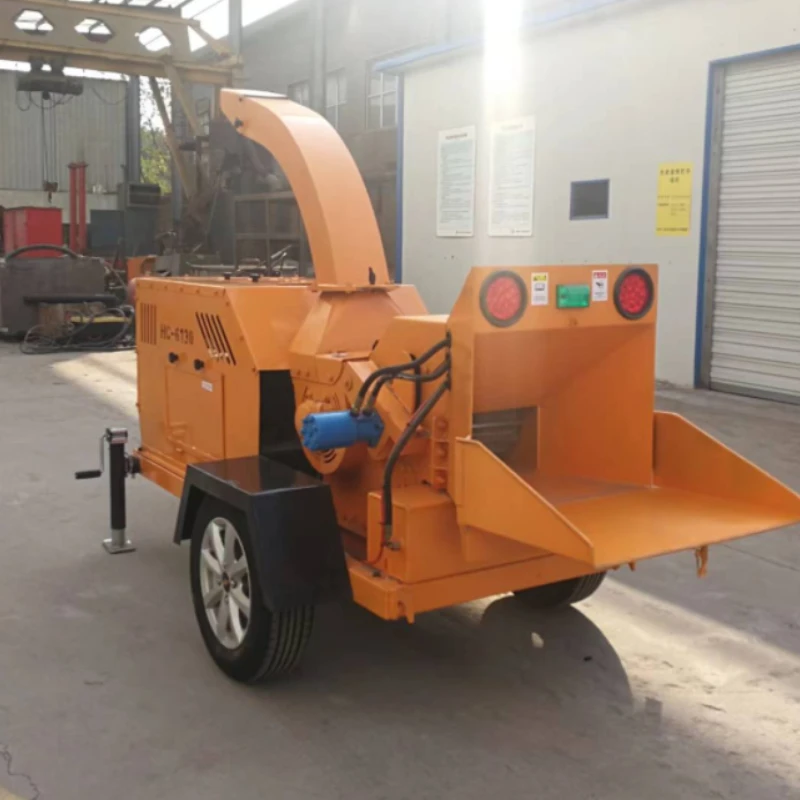 YG Diesel Engine Wood Chipper Shredder Branch Shredder Wood Pallet Shredder Garden Wood Chipper Shredder Forestry Mulcher