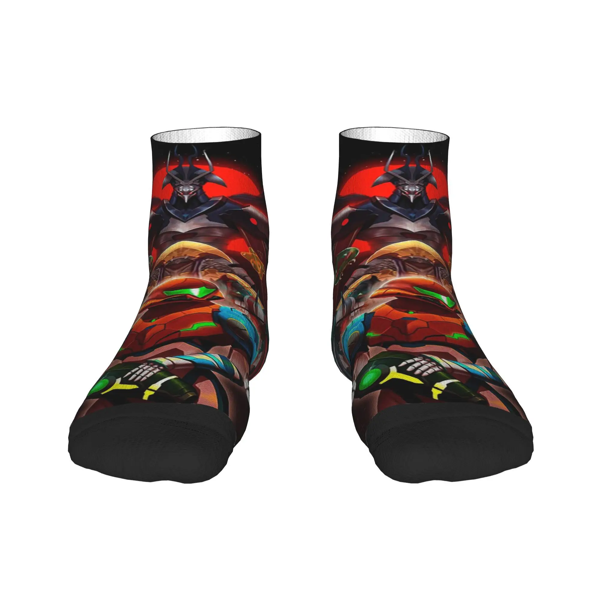 

Metroid Dread Metroid Samus Aran Носки Harajuku Впитывающие пот чулки Всесезонные носки Аксессуары для унисекс