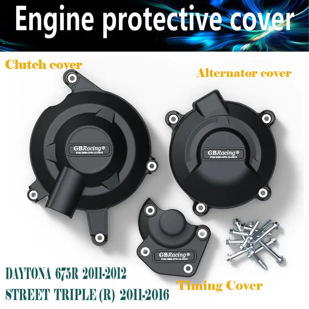 

GBRacing Engine Cover Protection Case for Triumph Daytona 675R 2011-2012 Street Triple 2011-2016
