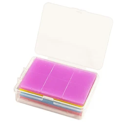 48PCS DIY 다이아몬드 페인팅 접착제 클레이 왁스 공예에 대 한 저장 상자 5D 다이아몬드 자 수 크로스 스티치 액세서리