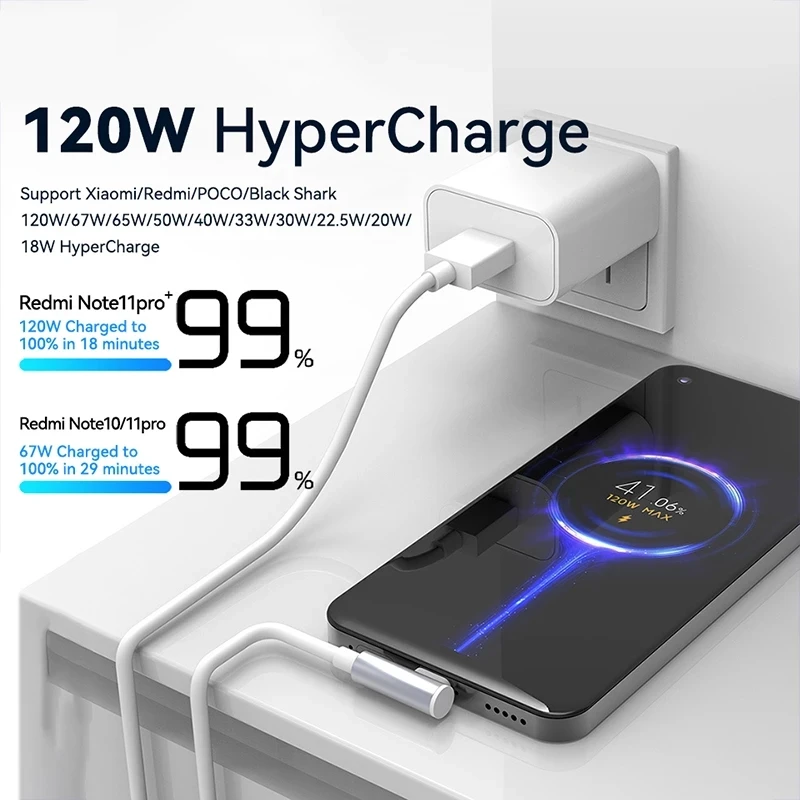 For Xiaomi 120W 6A Usb Type C Game Fast Charging Cable 90 Degree Elbow For Mi 12 11 10 Pro Poco Redmi Note K40 Tipo Charger